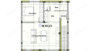 Apartament nou cu 2 camere, 54 mp, parcare subterană – Cetate, Alba Iulia - imagine 3