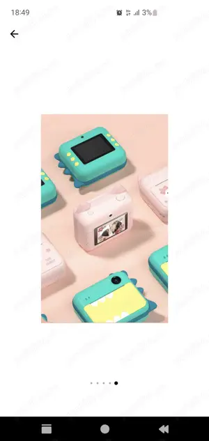 Aparat FOTO copii NOU, POLAROID & video & WIFI + 3 extrarole print - imagine 4