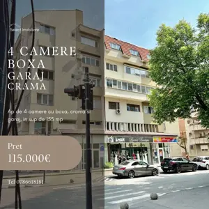 Apartament 4 camere Ultracentral, Garaj propriu, Boxa