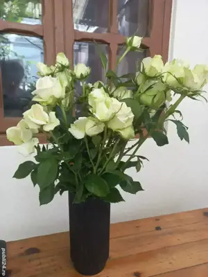 Vază ceramică neagră H 20, diam 9 cmDanemarca