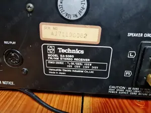 Technics SA-5360 AM FM vintage Stereo Receiver (1976-77) - imagine 4