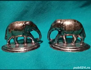 Elefanti din argint epoca Georgiana, anii 1800