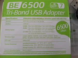 WiFi 7 USB 3.0 Gaming Card Driver 8912AU Chipset BE6500 USB Wireless - imagine 5