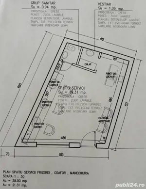 Vand spatiu comercial. Inchiriez post frizer manichiurista - imagine 5