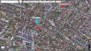 Proprietar teren intravilan 720mp, fațadă 58m. Vânzare, schimb cu 4 garsoniere sau spațiu comercial - imagine 2