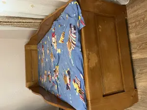 Pat copii lemn în stare buna