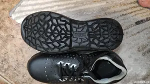 Pantofi piele cu bombeu