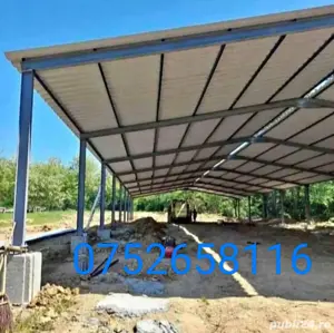 vând hală metalică de pe stoc la preț de producător  - imagine 2