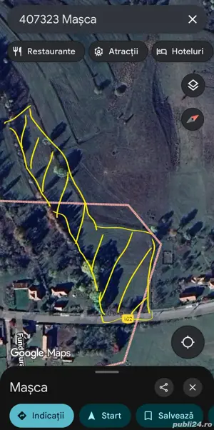 teren intravilan constructii sat Mașca, com. Iara.