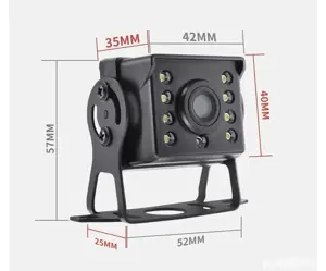 Camera Video Auto Marsarier Profesionala, 8 LED-uri IR, Unghi 170 , WaterProof si VandalProof IP67