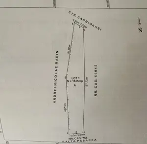 Teren Stefanestii de sus cu iesire la lac