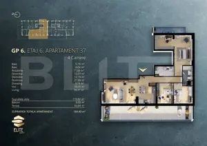 Ap. 4 camere[120 mp] Ansamblu Rezidential_zona RIVUS - imagine 2