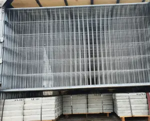 Gard mobil, garduri delimitare santier dimensiune 350 cm x 200 cm - imagine 4