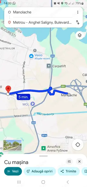 Teren 500, 1000 mp intravilan Manolache, Catelu, Bucuresti Pallady, la 5min de metrou! - imagine 4