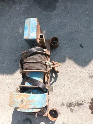 macara /troliu hidraulic electriccu cablu pentru garaj, atelier auto, hala agricola - imagine 2