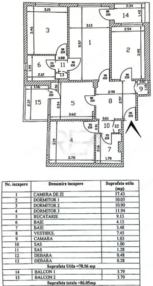 Apartament 4 camere Pantelimon – Baicului/Strada Tampa, reabilitat - imagine 11