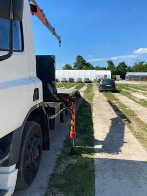 Vând Platformă,Trailer,Șlep,Camion transport utilaje,Daf 75.250 ati  - imagine 9