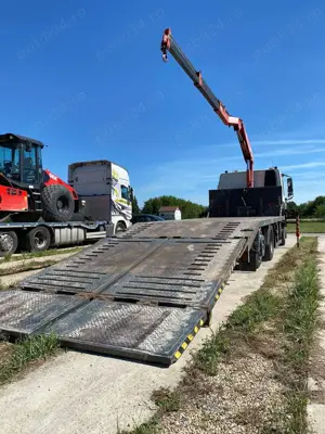 Vând Platformă,Trailer,Șlep,Camion transport utilaje,Daf 75.250 ati  - imagine 10
