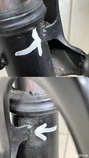 Furca MTB 26  cu gat drept - imagine 5
