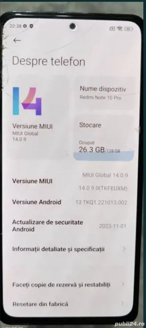 Xiaomi Redmi Note 10PRO  - imagine 3