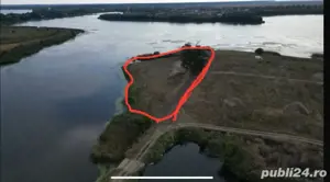 Teren lac Crevedia  5000 mp deschidere lac  lac 160 m - 800.000   - imagine 2
