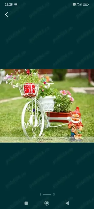 Bicicleta pentru flori 