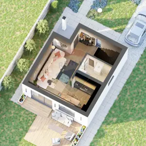 VILA ZEN - Casa individuala, noua, trei camere si teren de 430mp - imagine 3