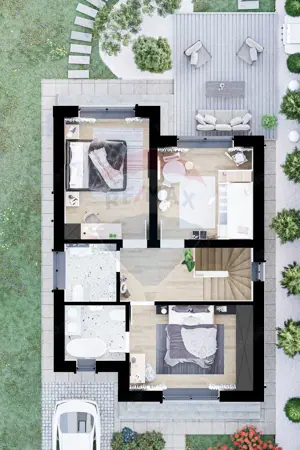 VILA JOY - Casa individuala noua, 4 camere, teren de 430 mp - imagine 6