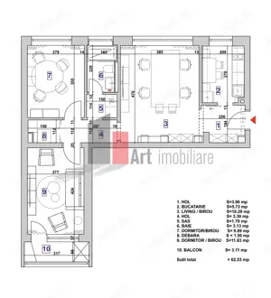 Oferim spre vanzare apartament superb de 3 camere, in Drumul Taberei - imagine 8