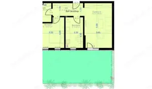 Apartament nou, 2 camere - la Parter - zona  Aradului - imagine 2