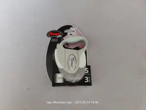 Lesă retractabilă cu bandă GIANT FLEXI Professional 8 m,(Super Ofertă). - imagine 2