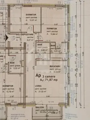 Apartament 3 camere in bloc premium, zona Dorobantilor - imagine 4 Apartament 3 camere in bloc premium, zona Dorobantilor - imagine 4