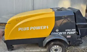Pompa Stationara pentru turnat beton Plus Power VTGZ-20S. Pompa este NOUA