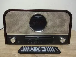 Radio FM, DAB, CD, MP3, USB, AUX, Bluetooth, Ceas