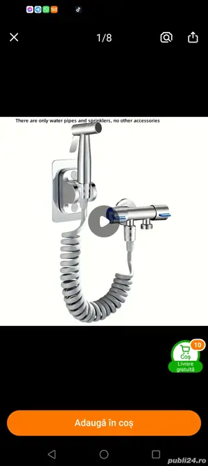 Racord pentru conectare duș la racordul de la wc