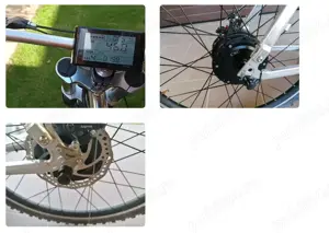 Bicicleta electrica full suspension 26"