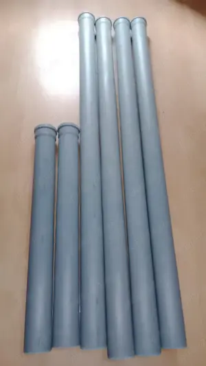 Teavă PVC de 110 la 1m și 2m