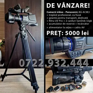 Camera video FullHD - Panasonic AG-AC8EJ