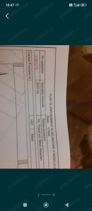 Teren intravilan Tinăud Alesd - imagine 2