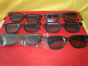 Ochelari 3D, rame plastic, polarizati, unisex, marime universala