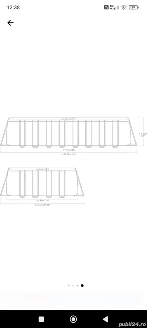 Vand piscina 10 metri