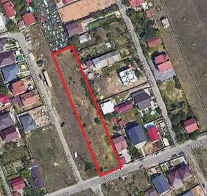 Teren 2000 mp B.Valcii- Str. Plopului