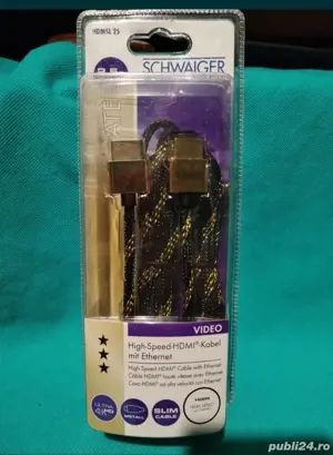 Cablu HDMI de mare viteza cu Ethernet SCHWAIGER 