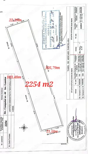 Teren intravilan de vânzare   2.254 m    Comuna Lumina, județul Constanța  Oportunitate excelentă! - imagine 2 Teren intravilan de vânzare   2.254 m    Comuna Lumina, județul Constanța  Oportunitate excelentă! - imagine 2