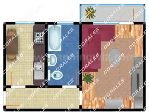 Decomandat, langa GN30, Et. 1, 40 MPU. Centrala Proprie! cu balcon - imagine 8