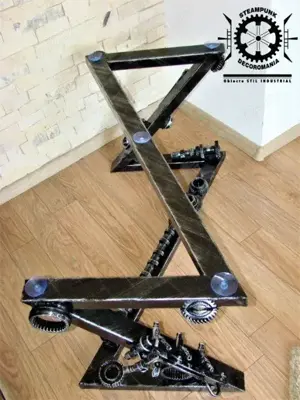 Masa model 3 ,masuta de cafea STEAMPUNK, stil industrial, deosebita 700 LEI