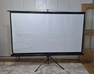 Vand Ecran pentru Proiector cu Suport 16:9 (220 x 120 cm) - imagine 3