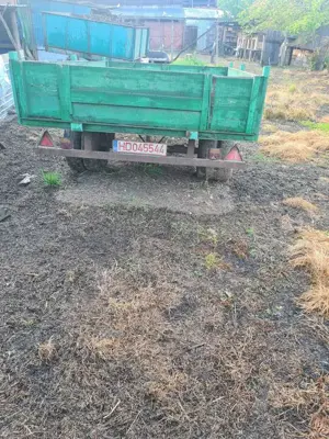 Trailer pt tractor axa dubla fără rugina lungime 3m lățime 2m - imagine 5