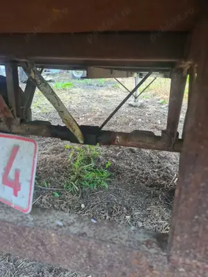 Trailer pt tractor axa dubla fără rugina lungime 3m lățime 2m - imagine 3