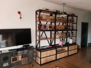 Raft fier stil industrial, retro nituri-modular dezasamblabil-model 12